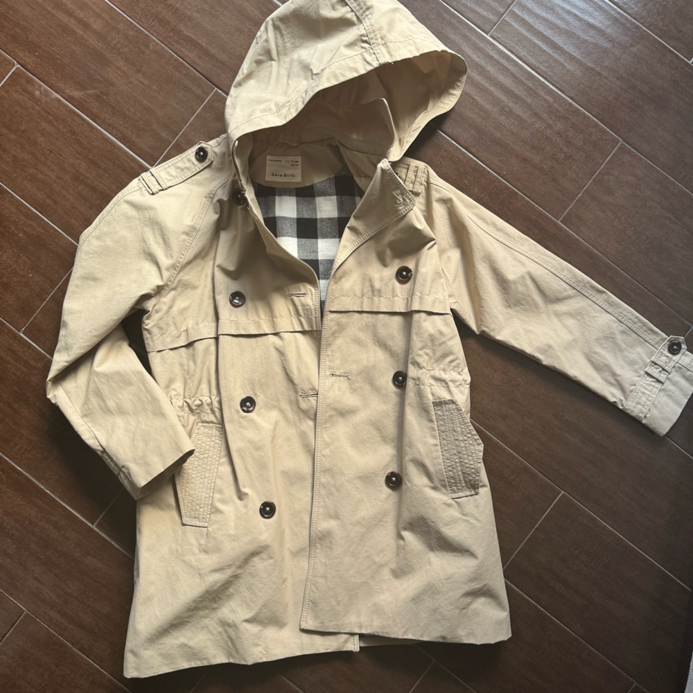 Zara Girls Trench Size 11-12